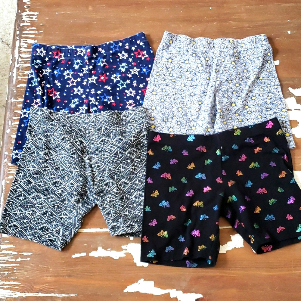 Set of 4 Girls' Bike Shorts